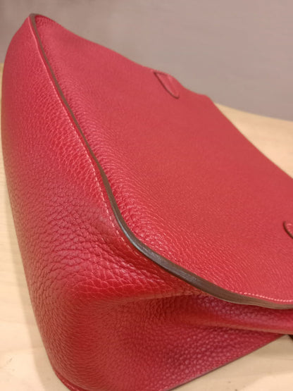 Hermes Jypserie 28 Rouge Casaque Clemence Stamp B 2023