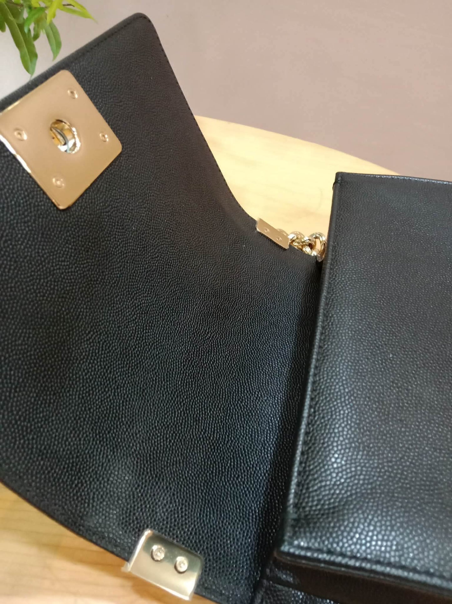 Chanel Le Boy Flap Caviar Small Black Series 23