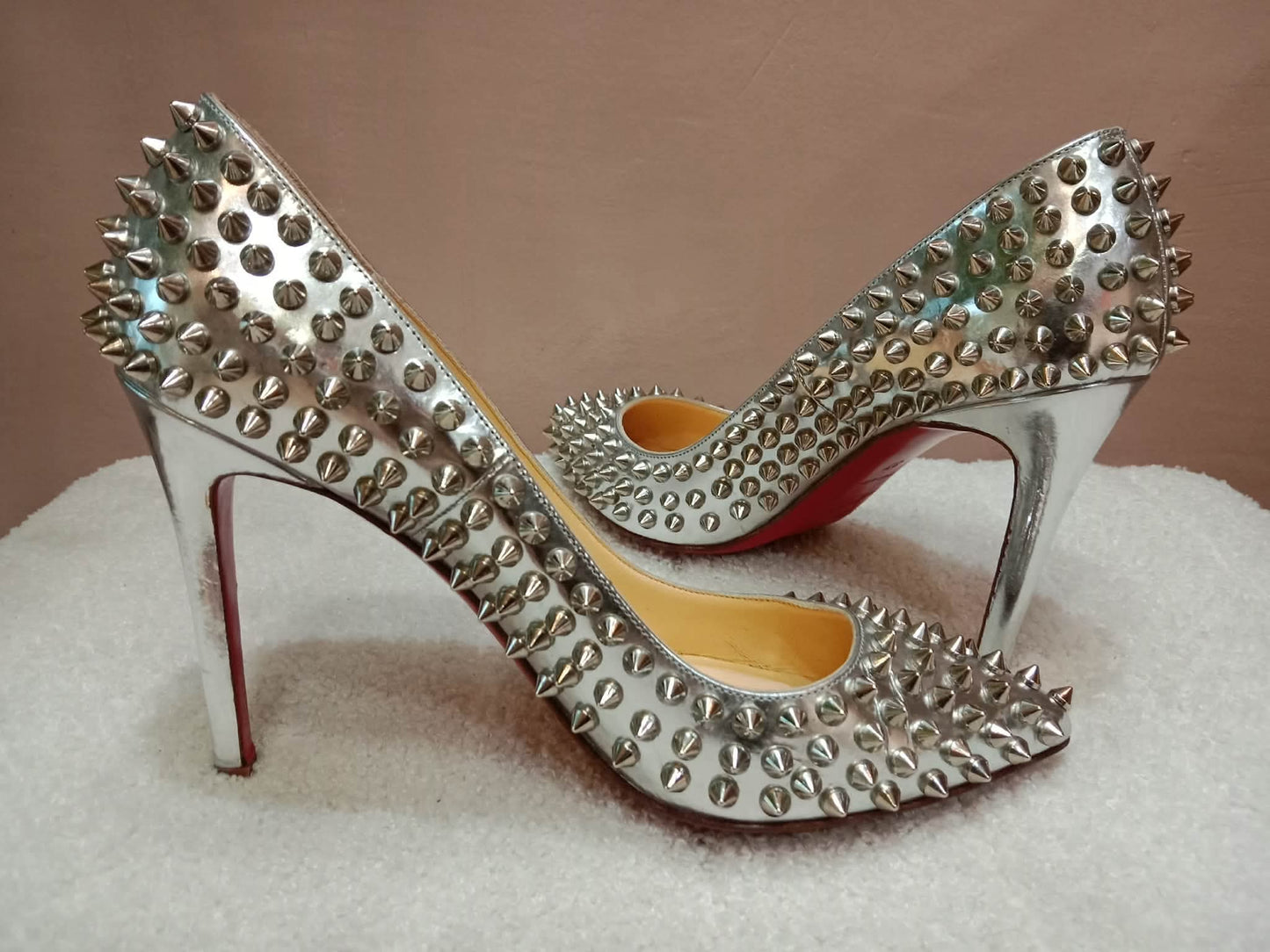 Christian Louboutin Condora Spikes Pumps Size 37