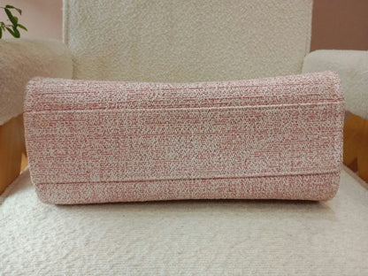 Chanel Deauville Tote Tweed Pink Microchipped