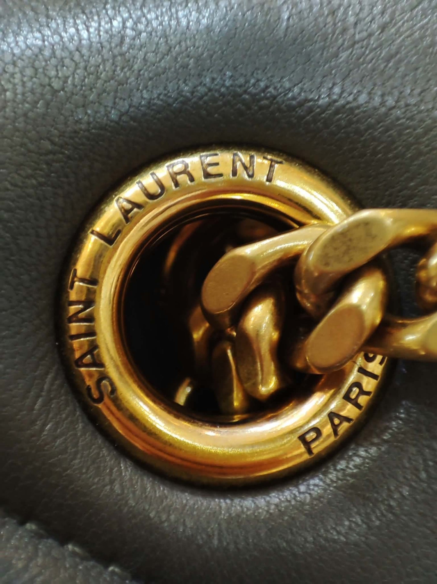 Saint Laurent Loulou Dark Gray Bag