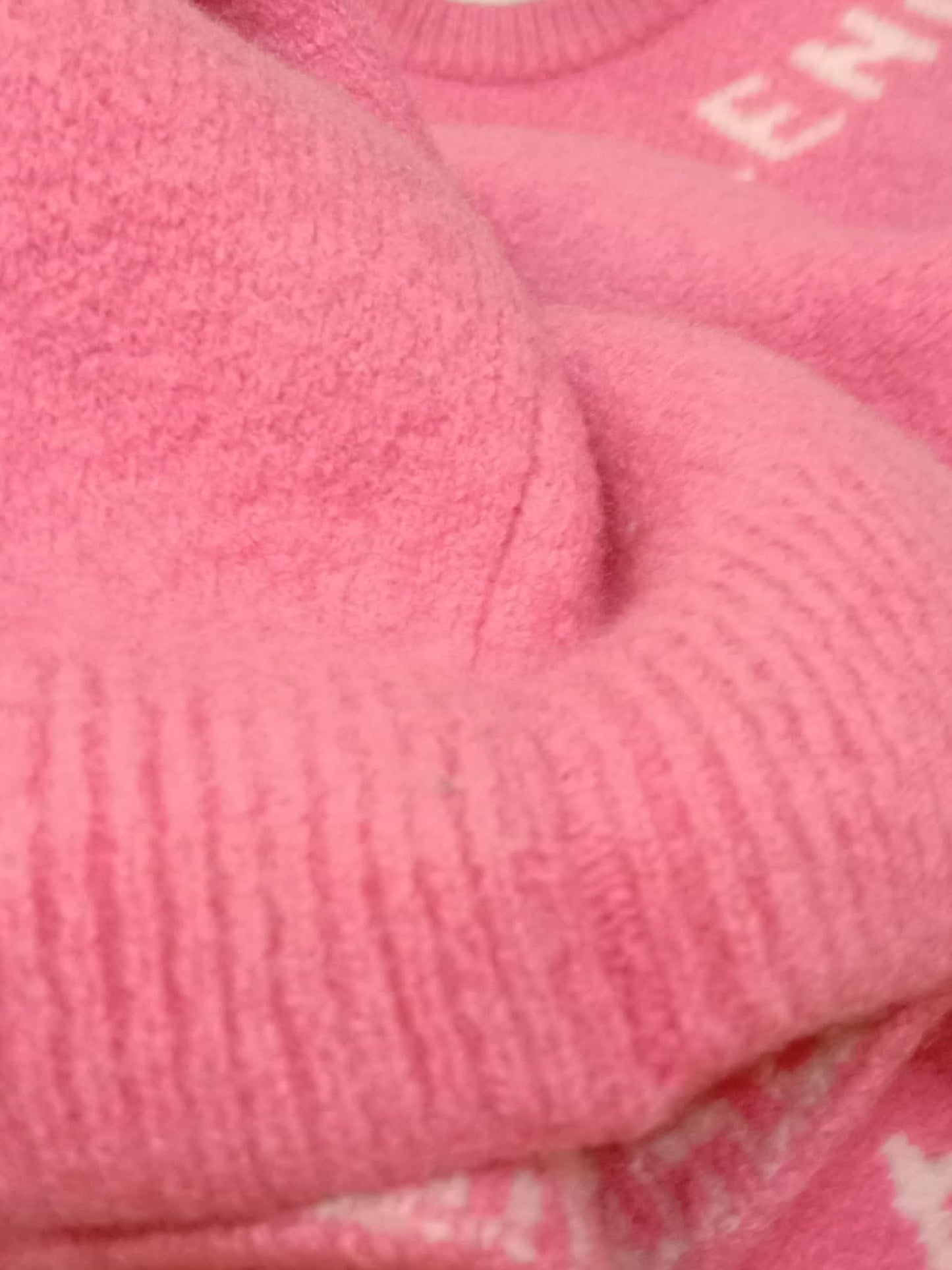 Balenciaga Wool Sweater Pink Size Small
