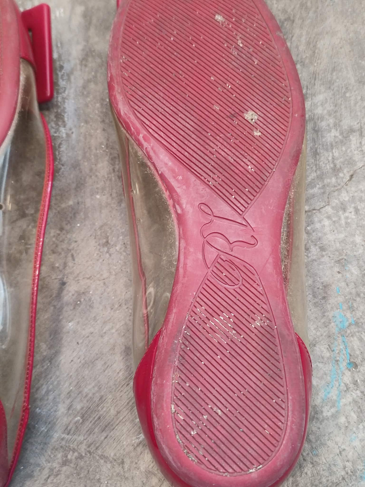 Roger Vivier Ballet Flats Patent Red Size 34
