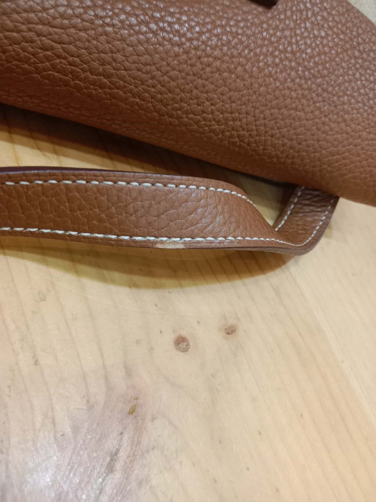 Hermes Halzan 31 Clemence Gold Stamp R 2014