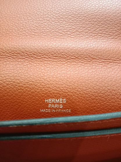 Hermes H Passant Clutch Bicolor Stamp Z 2021