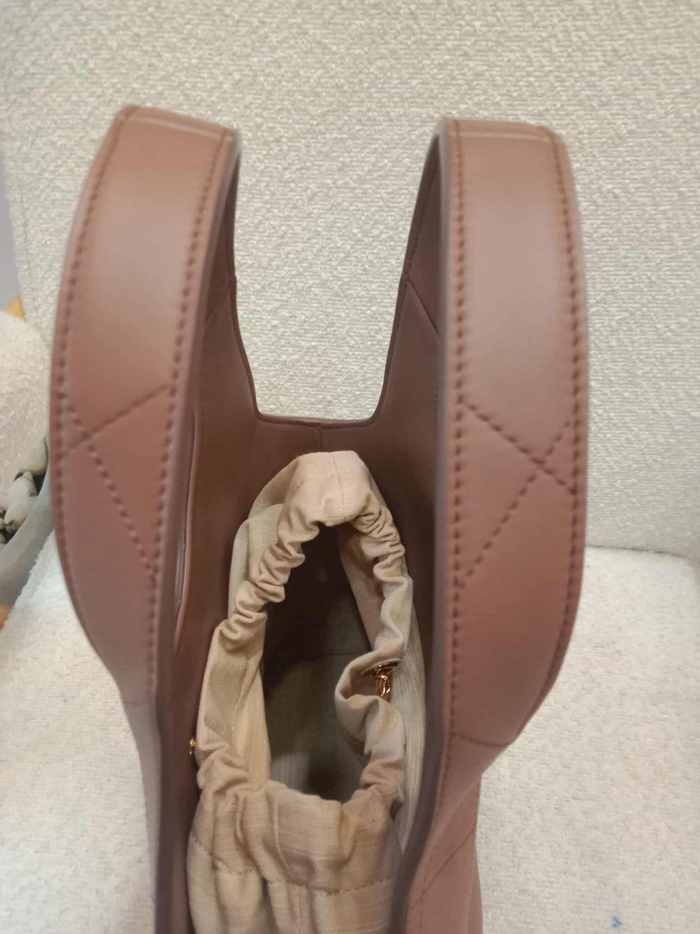 Chanel Hobo Bag in Brown Grained Calfskin