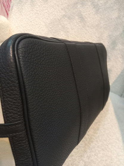 Hermes Garden Party 36 Beige/Noir Stamp D 2019