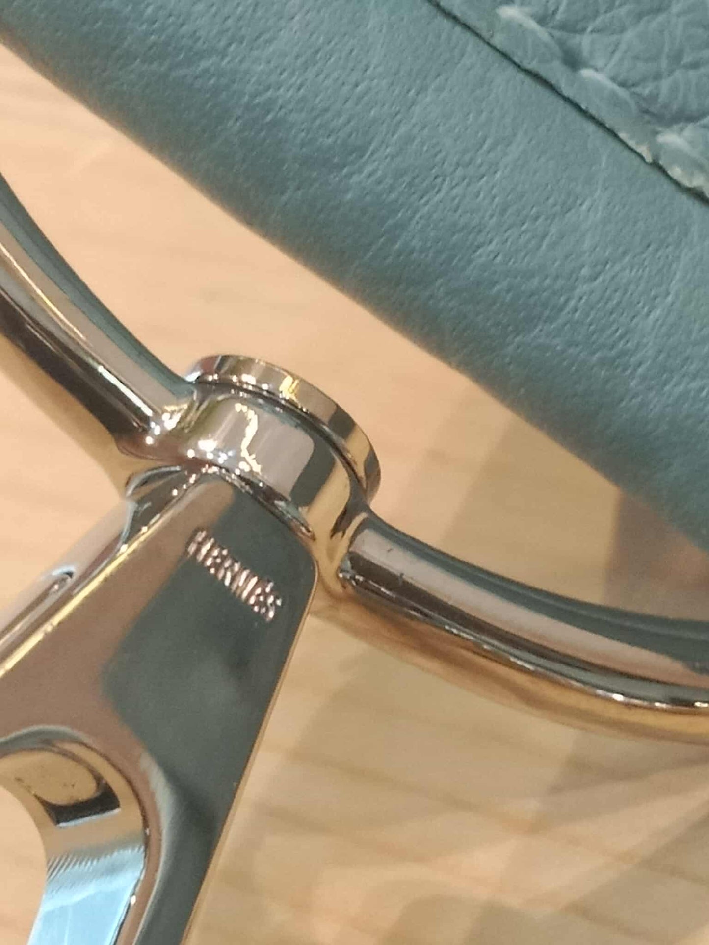Hermes Jypserie 34 Blue Clemence Stamp M Square 2009