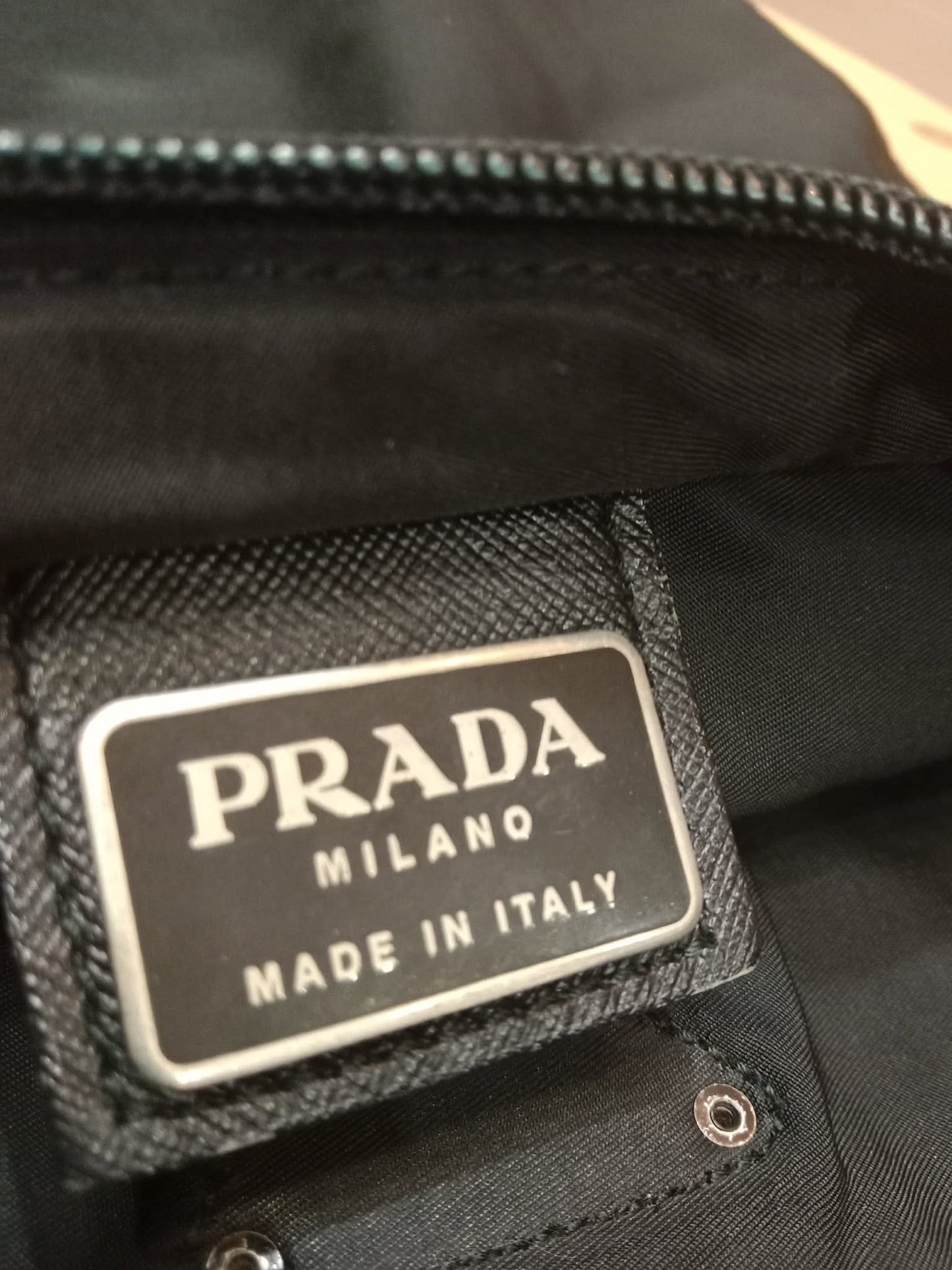Prada Nylon Slingbag Black