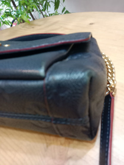Louis Vuitton Marine/Rouge Monogram Empreinte Leather Blanche BB Bag