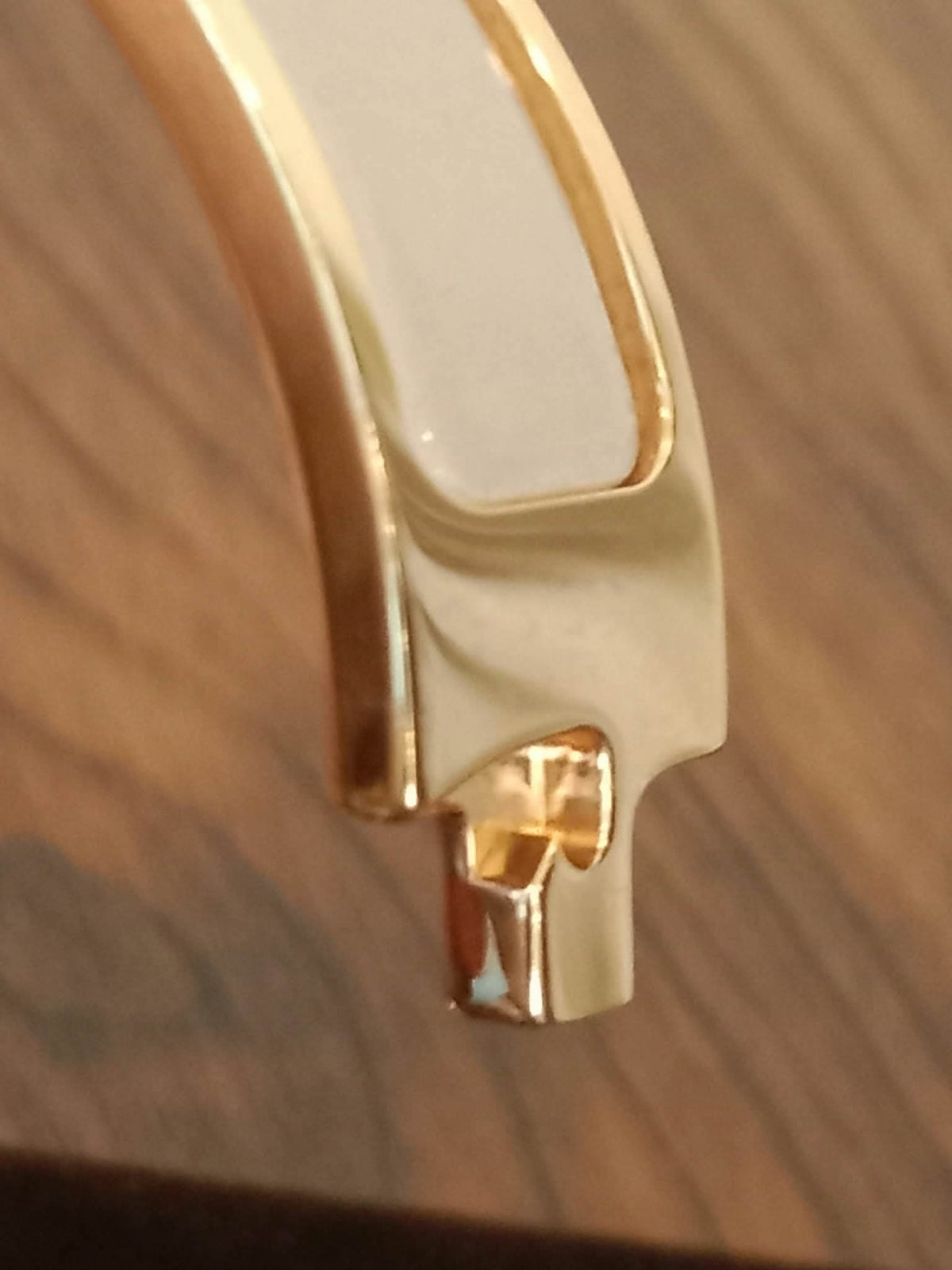 Hermes Clic H Bangle Bracelet Enamel Etoupe PM