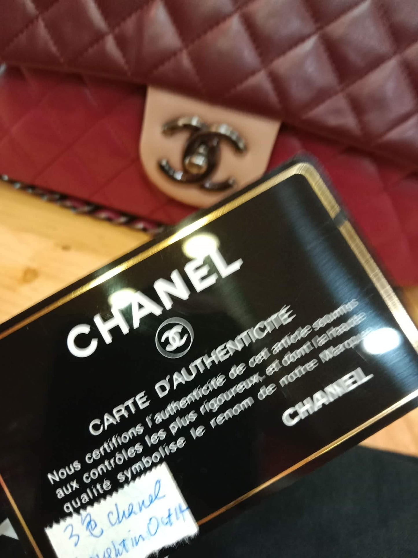 Chanel Tricolor Classic Single Flap Series 20