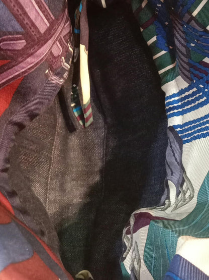 Hermes Petit H Denim Tote