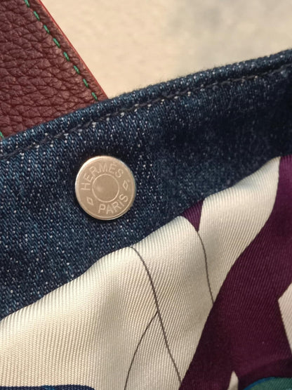 Hermes Petit H Denim Tote