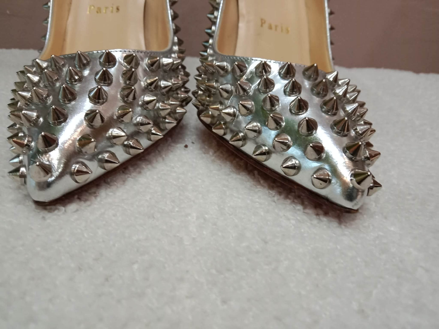 Christian Louboutin Condora Spikes Pumps Size 37