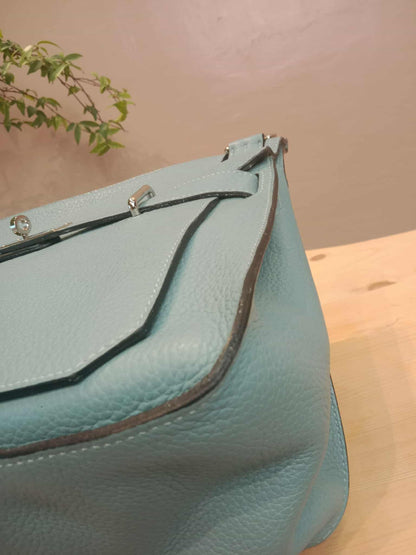 Hermes Jypserie 34 Blue Clemence Stamp M Square 2009