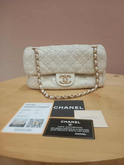 Chanel Rock in Moscow Flap Bag from the Pre-Fall Cream White Flap Bag Series 12