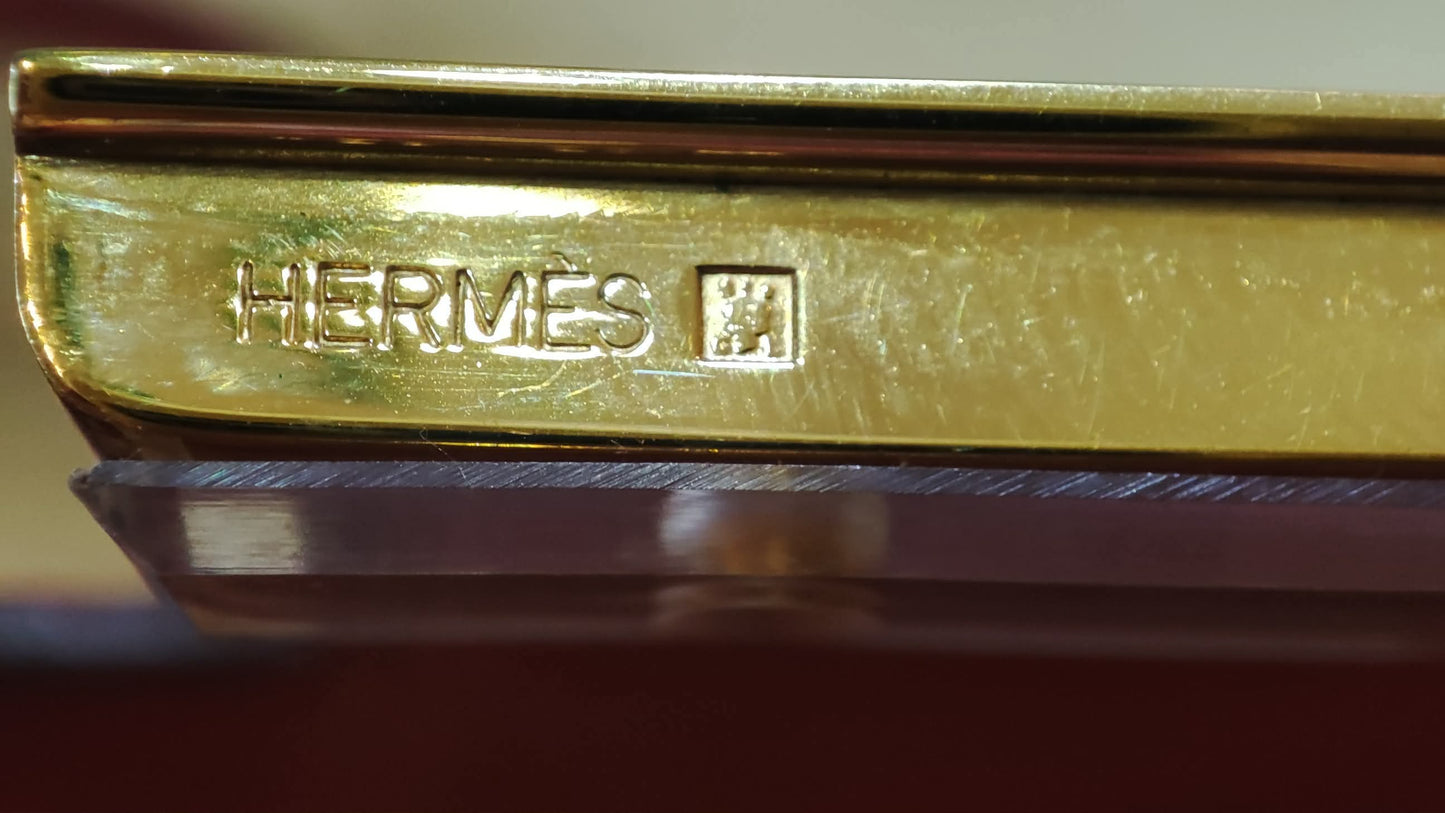 Hermes Constance 18 Red Courchevel Stamp Y Circle 1995