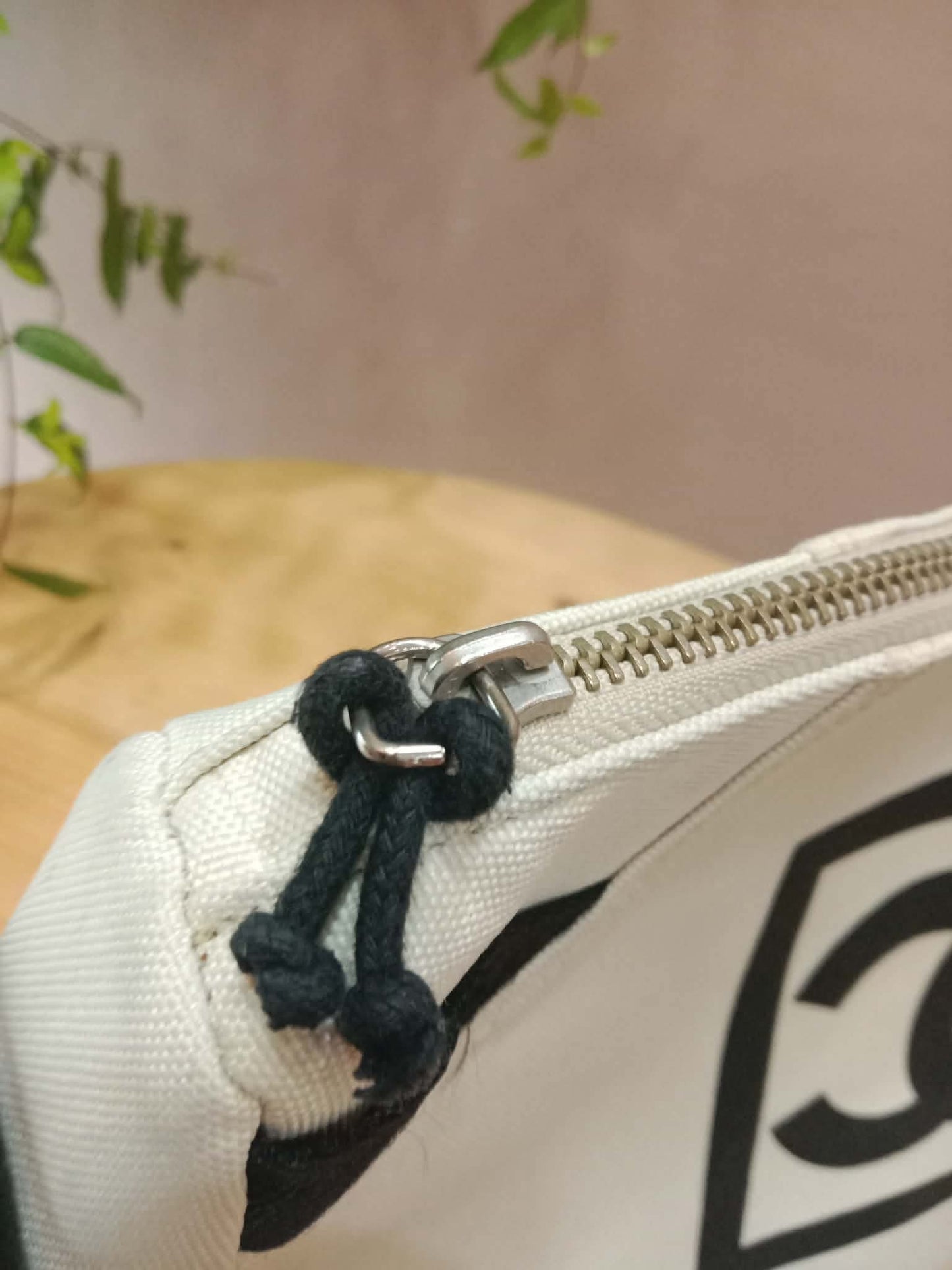 Chanel Sport Line Bag with Interlocking CC Logo Canvas Black/White