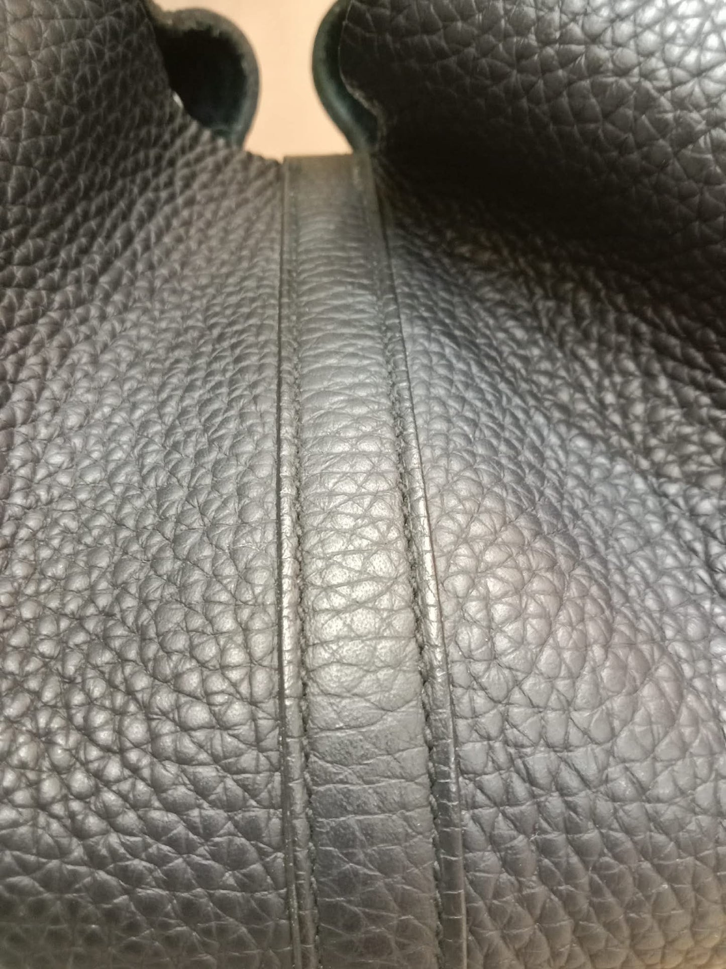 Hermes Picotin 22 Noir Clemence Stamp T 2015