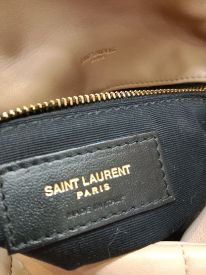 Saint Laurent Quilted Lambskin Lou Puffer Shoulder Bag
