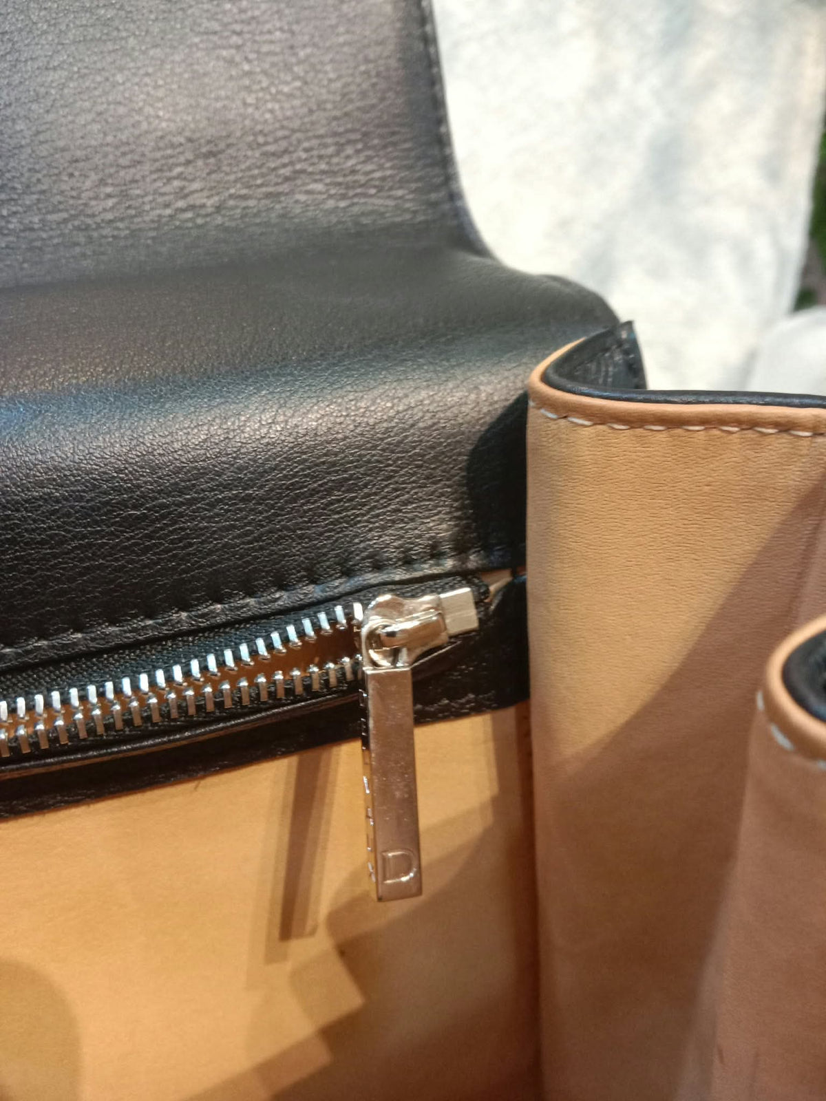 Delvaux Tempete Handbag Black MM