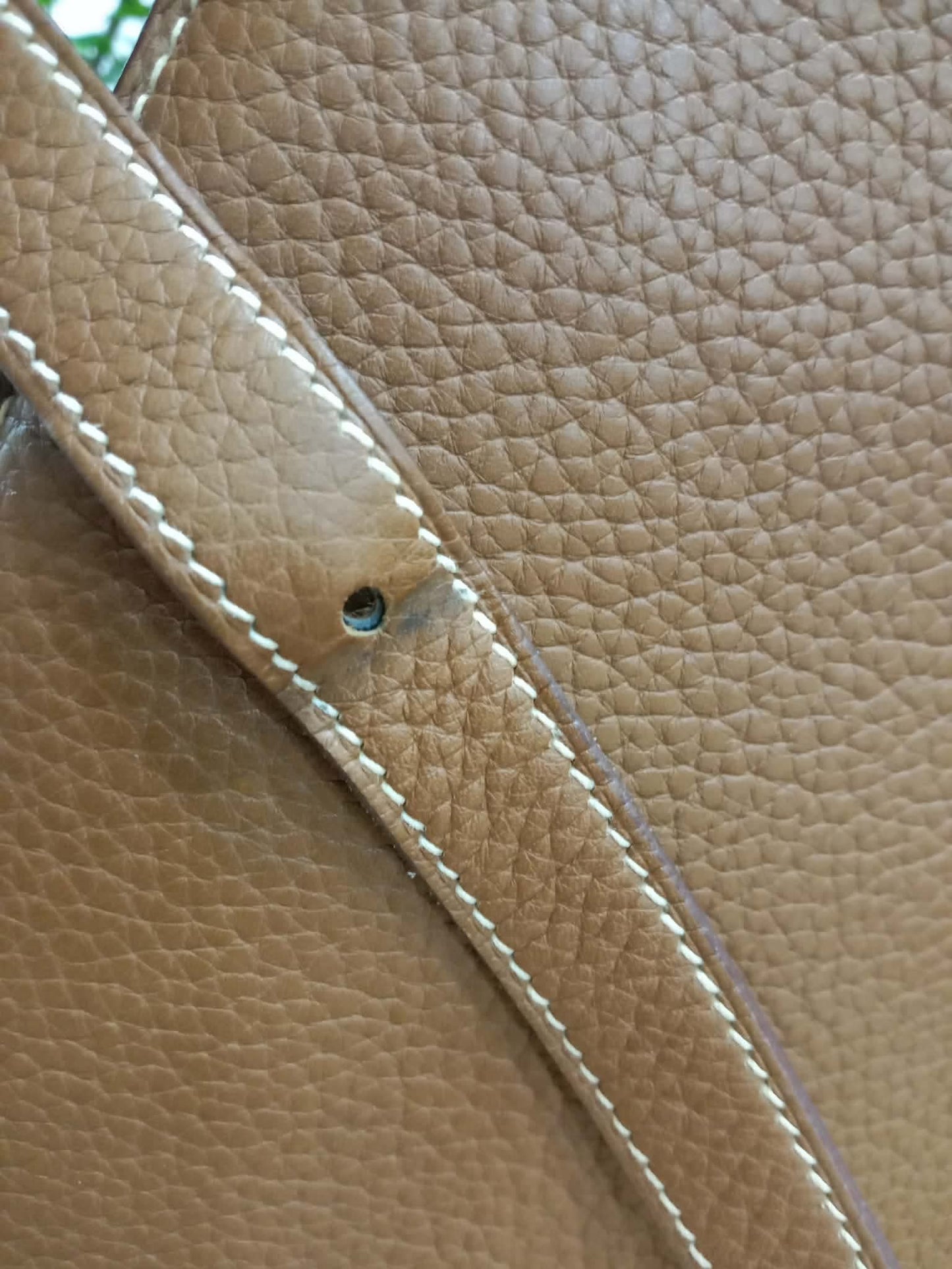 Hermes Halzan 31 Clemence Gold Stamp R 2014