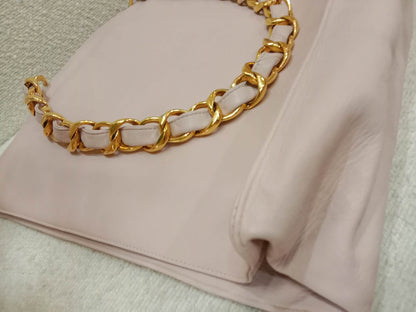 Chanel Vintage Timeless Tote Light Pink Lambskin Series 3