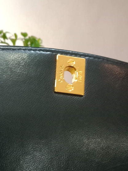 Chanel Diana Black Lambskin Series 2