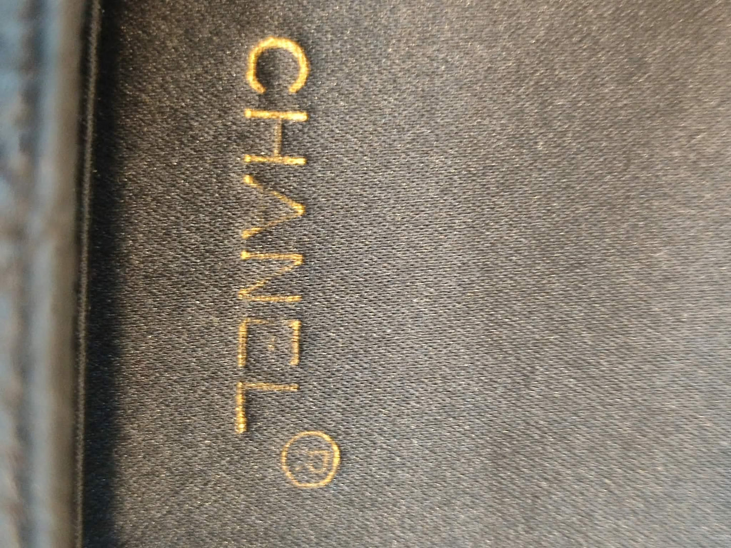 Chanel Quilted Satin Halfmoon Rhinestone Vintage Bag Black Series 0