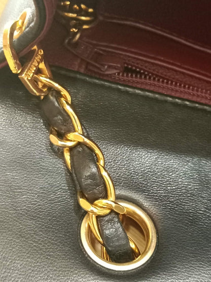 Chanel Diana Black Lambskin Series 2