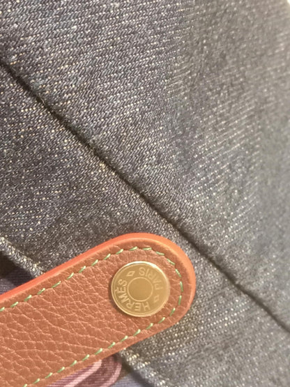 Hermes Petit H Denim Tote