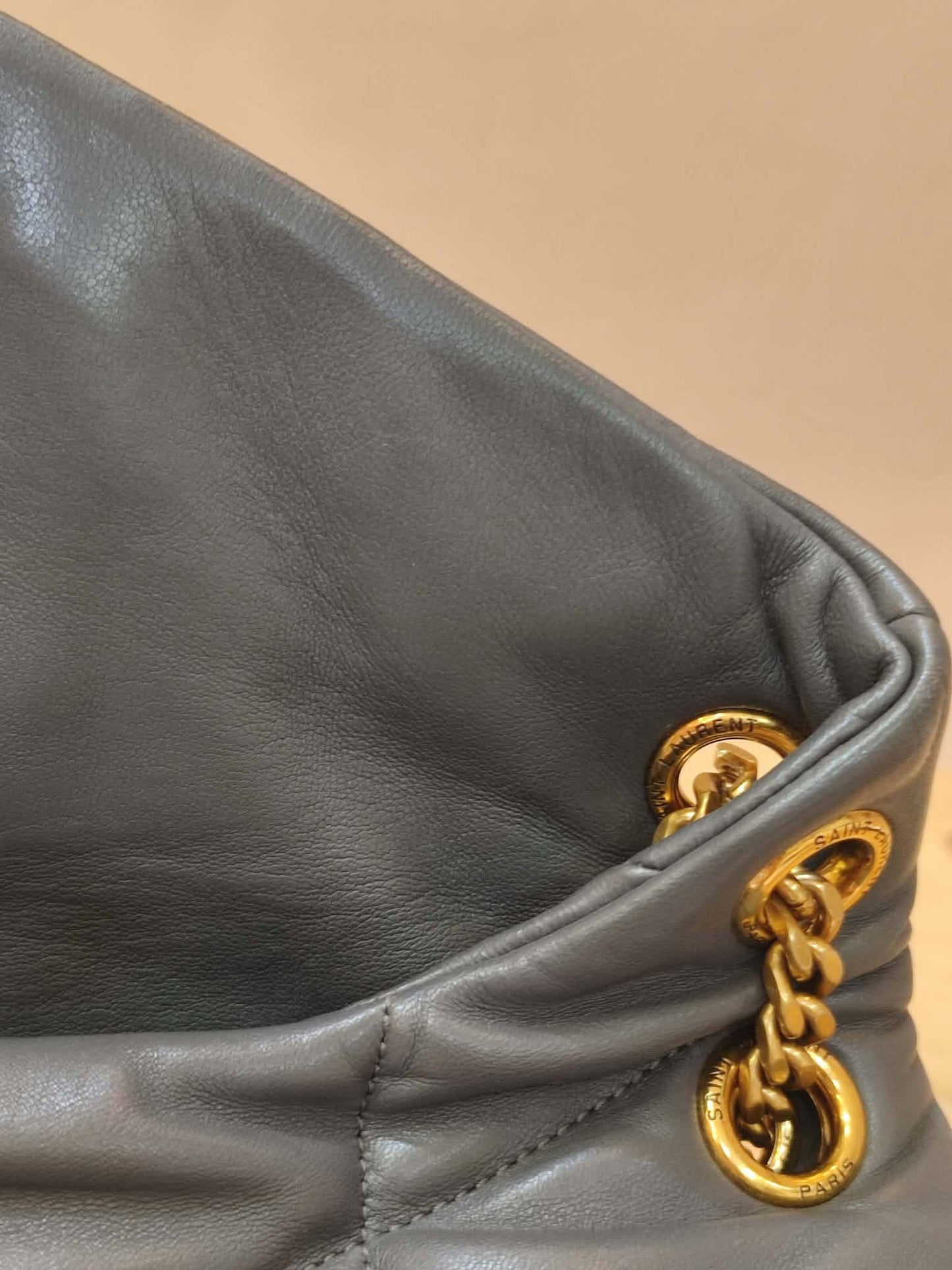 Saint Laurent Loulou Dark Gray Bag