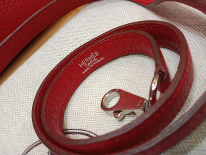 Hermes Kelly 32 Rouge Casaque Togo Stamp I Square 2005