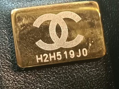 Chanel Mini Rectangular Gold/Black Sequin Limited Edition Microchipped