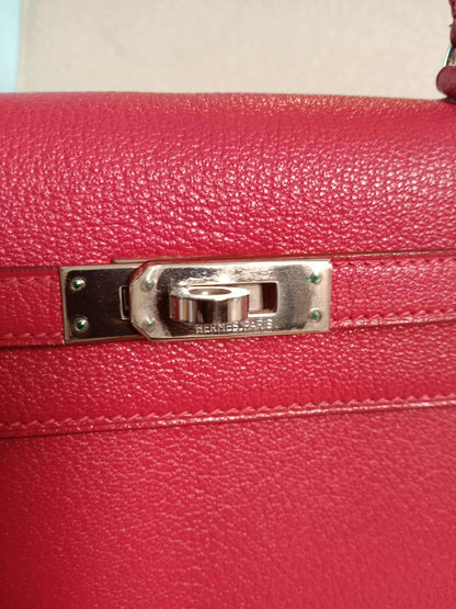 Hermes Kelly 25 Chevre de Coromandel Stamp F Square 2002
