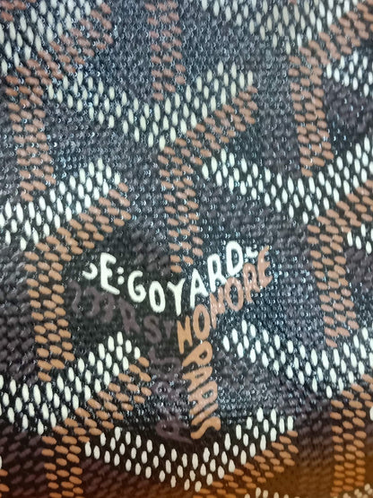 Goyard Saigon Souple Mini Tophandle Bag Bag Black/Tan