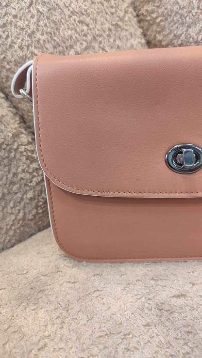 Loro Piana Artemis Salmon Pink Calfskin Bag