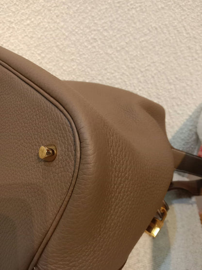 Hermes Picotin 26 Etoupe Clemence Stamp B 2023