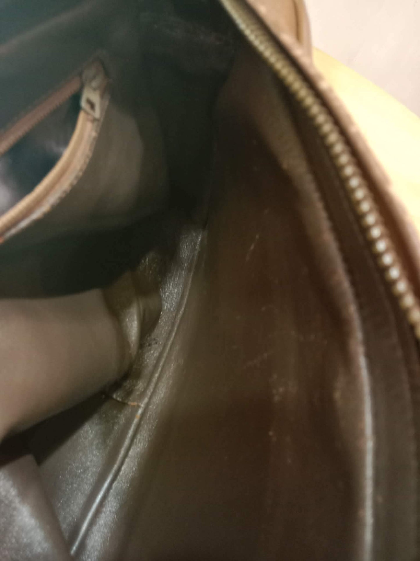 Chanel Vintage Camera Bag Lambskin Brown Series 0
