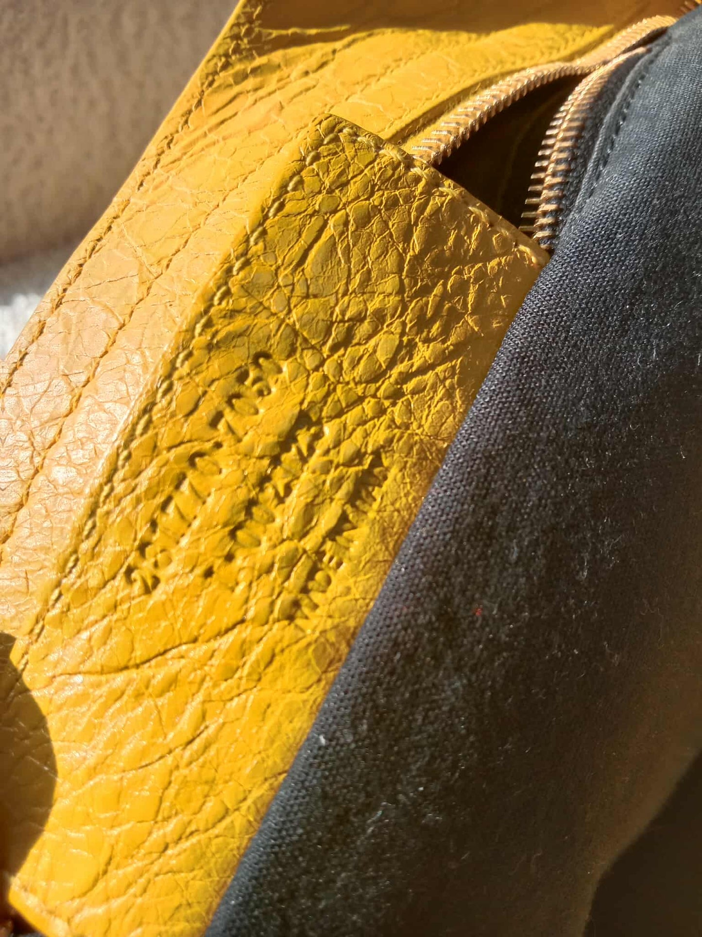 Balenciaga City Bag Yellow Mangue