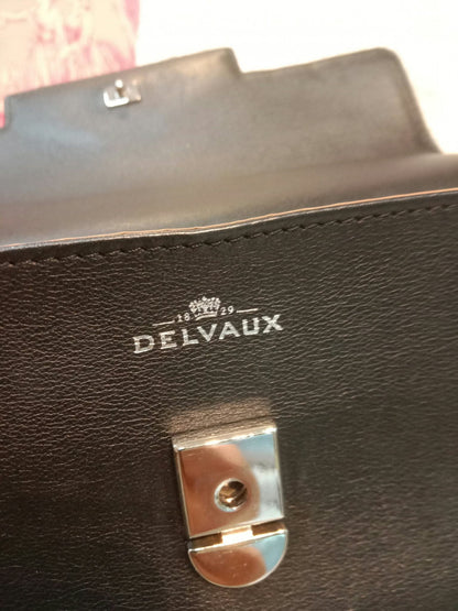 Delvaux Tempete Handbag Black MM