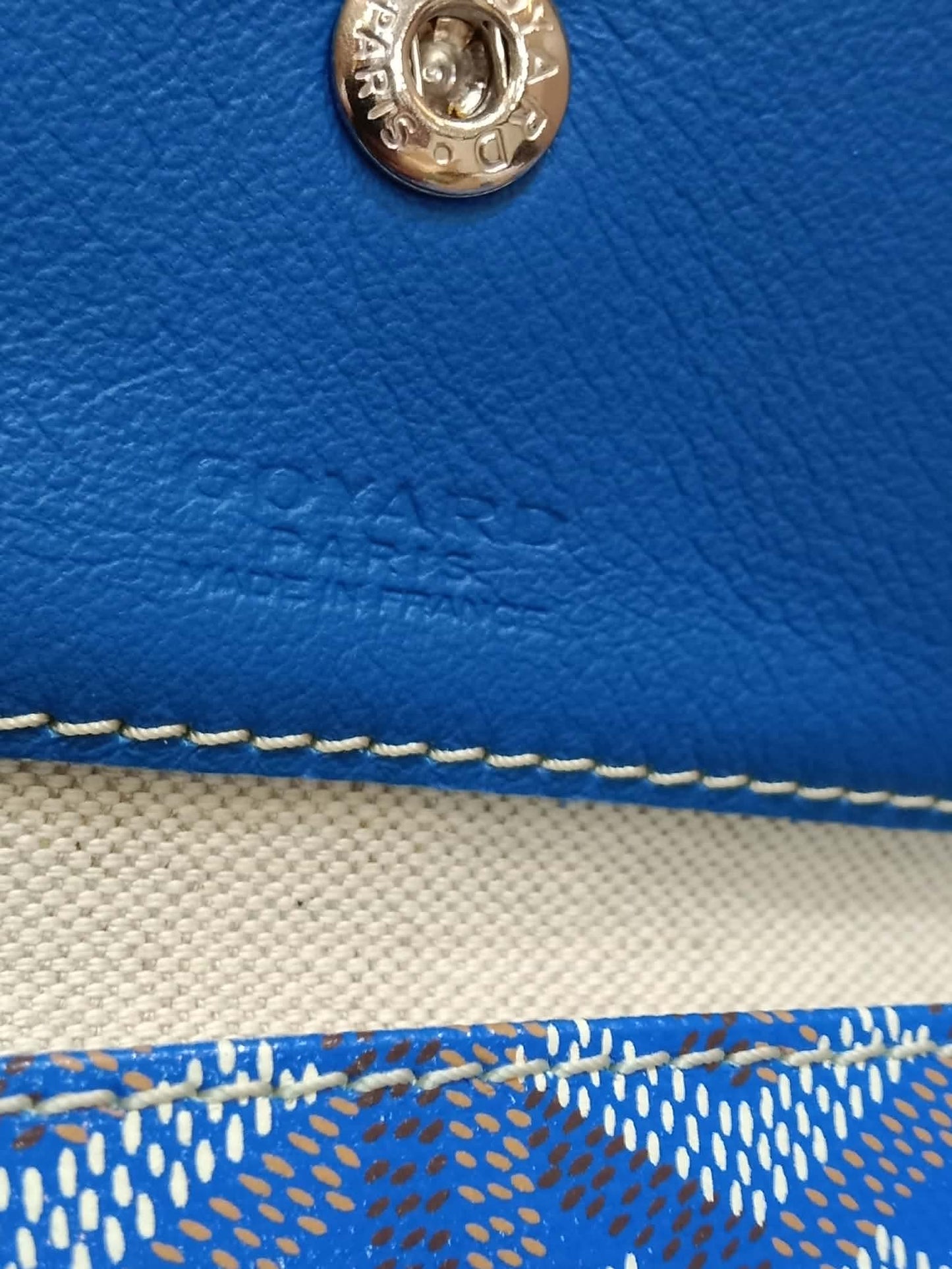 Goyard Saint Louis Tote Blue GM