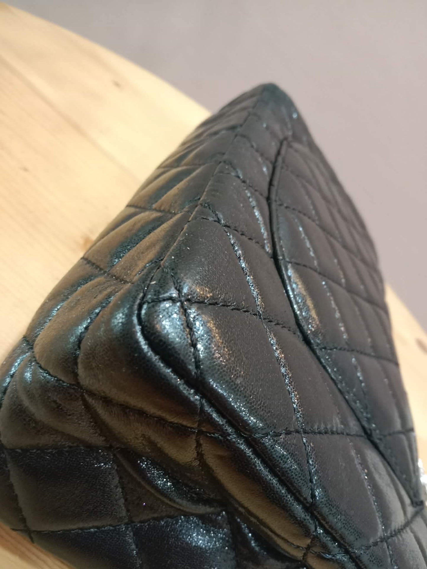 Chanel Reissue Flap Bag Iridescent Aged Calfskin Black Series 12