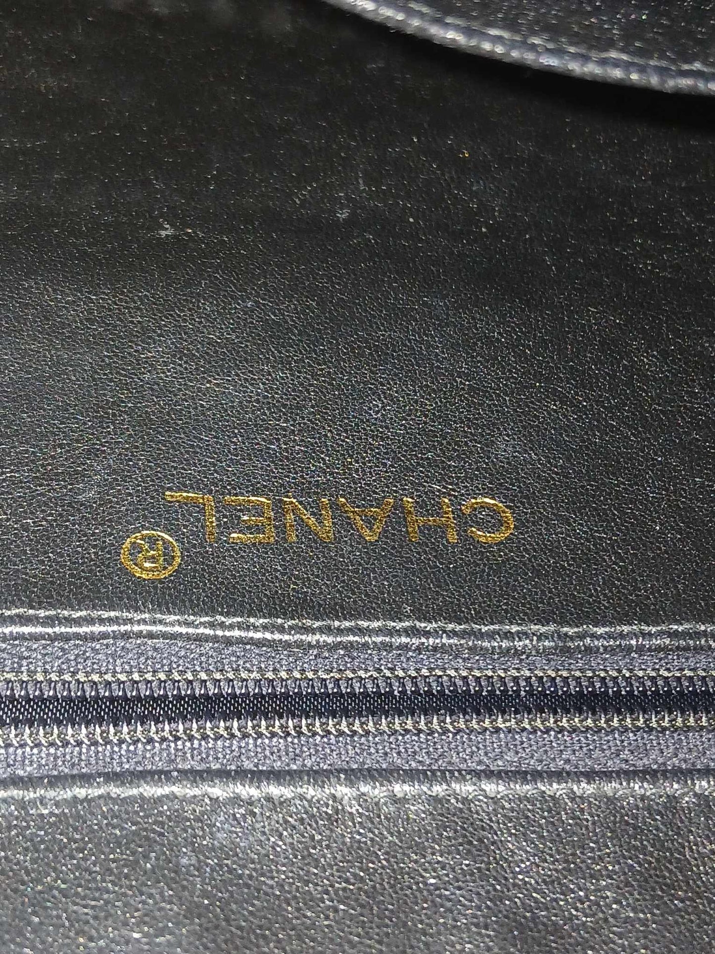 Chanel Vintage Shoulder Bag Lambskin Black Series 2