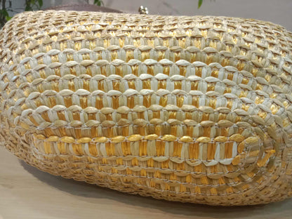 Jimmy Choo Mari Woven Raffia Tote Handbag