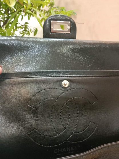 Chanel Reissue Flap Bag Iridescent Aged Calfskin Black Series 12