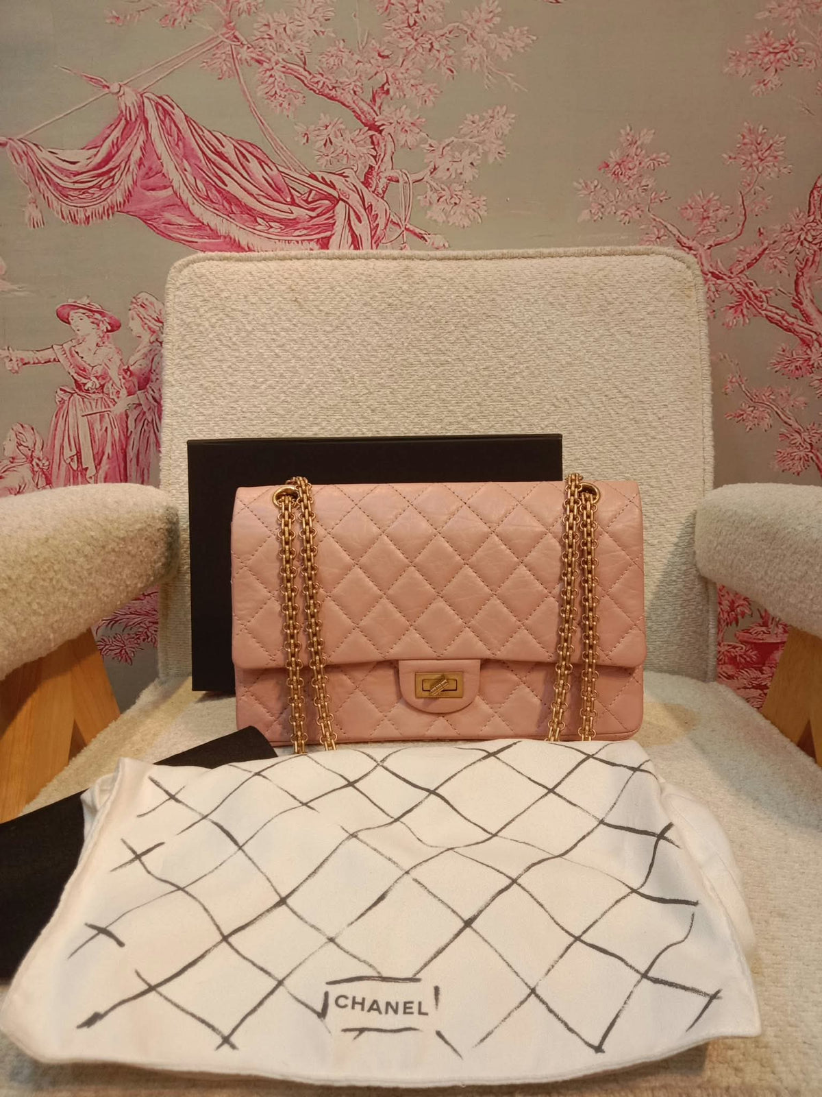 Chanel 2.55 Reissue 226 Double Flap Pink Series 27