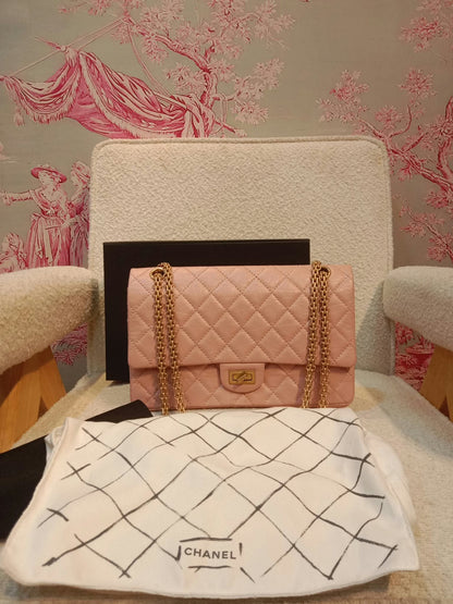Chanel 2.55 Reissue 226 Double Flap Pink Series 27