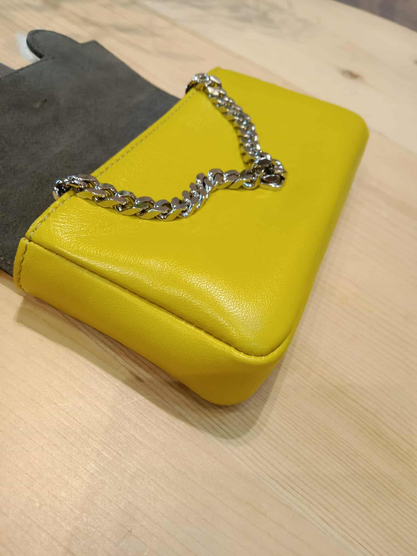 Fendi Monster Baguette Leather and Fur Micro